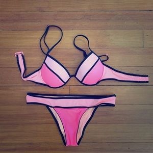 Victoria’s Secret neon color block bikini